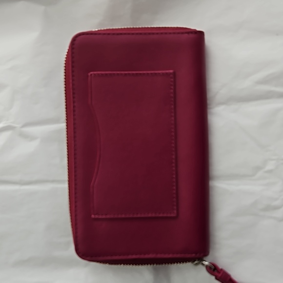 Coach Wristlet Clutch Wine Color EUC - Picture 5 of 8